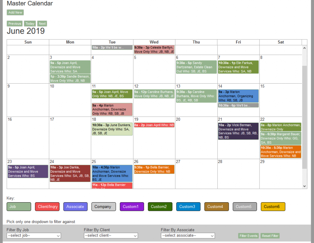 12 Master Calendar SMMware